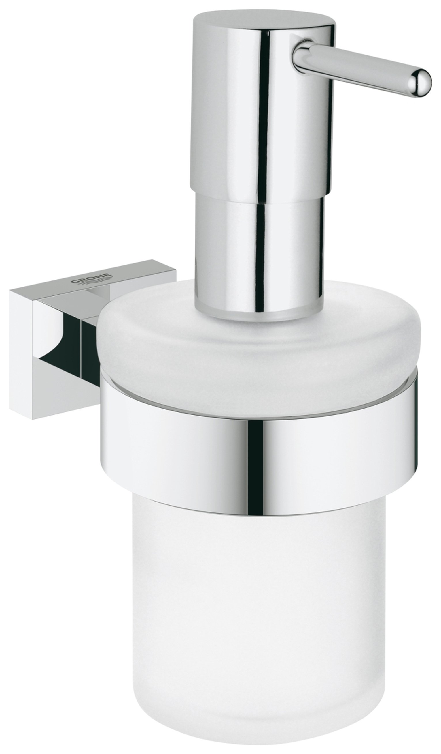 Grohe Essentials Cube Soap Dispenser with Holder