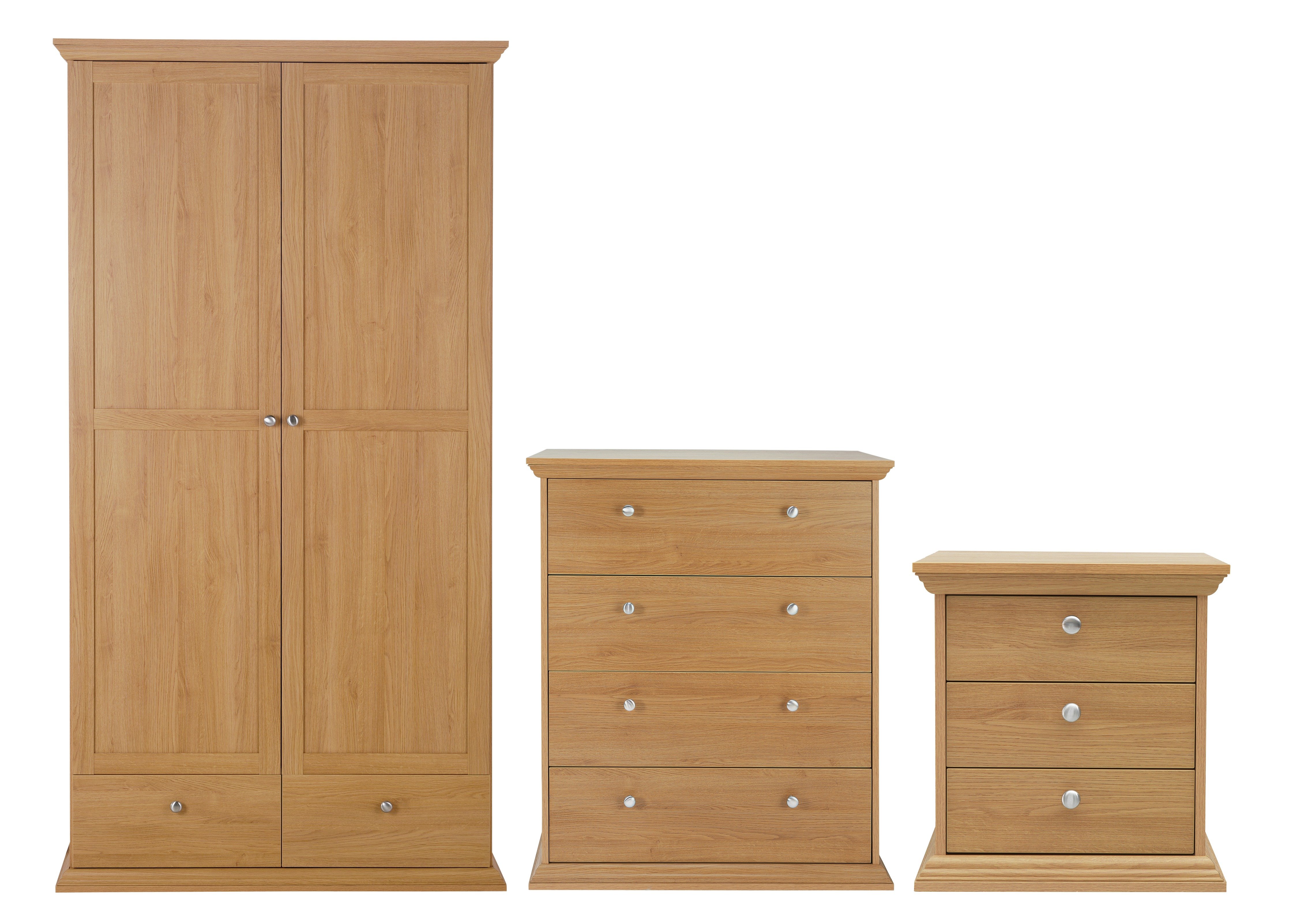 Argos Home Canterbury 3 Piece Package - Oak Effect