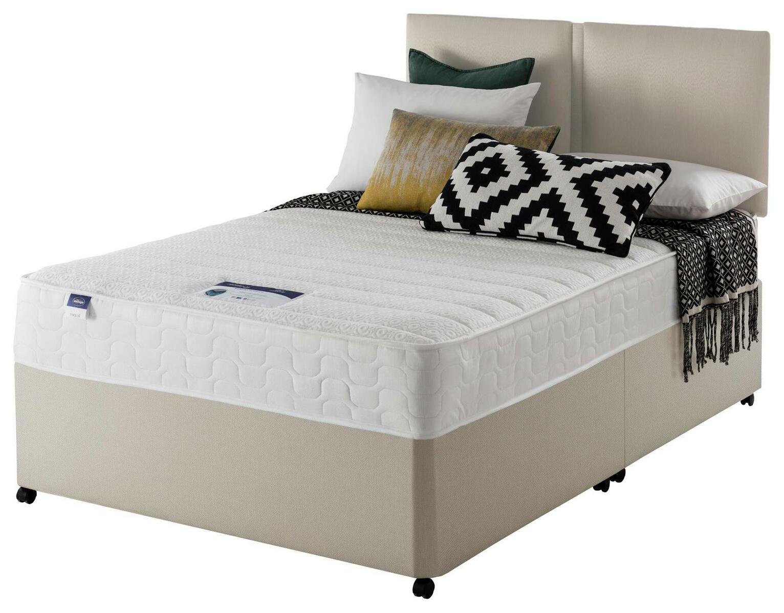 Silentnight Hatfield Memory Foam Divan - Superking