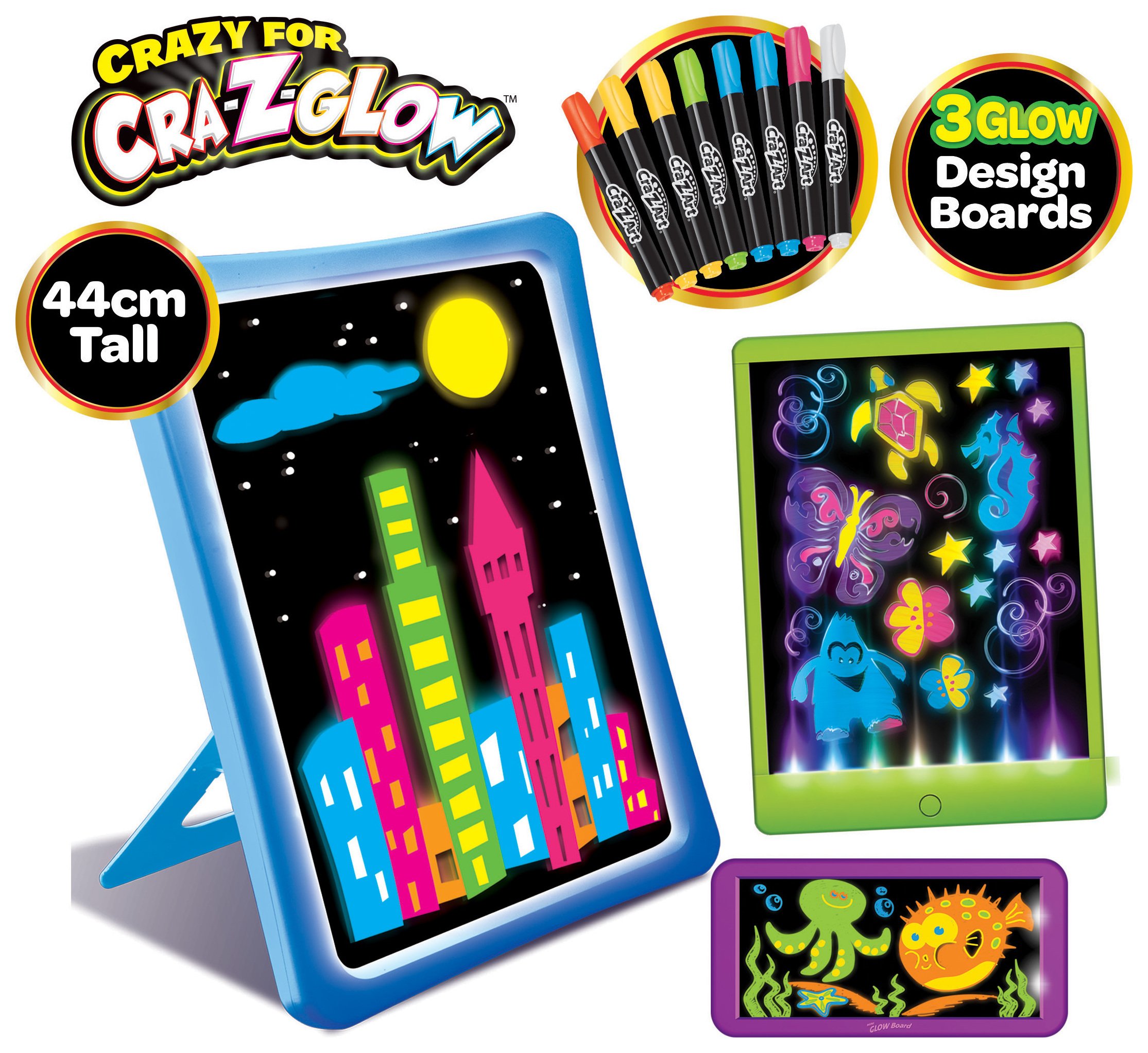 Cra-z-art Glow Board Set