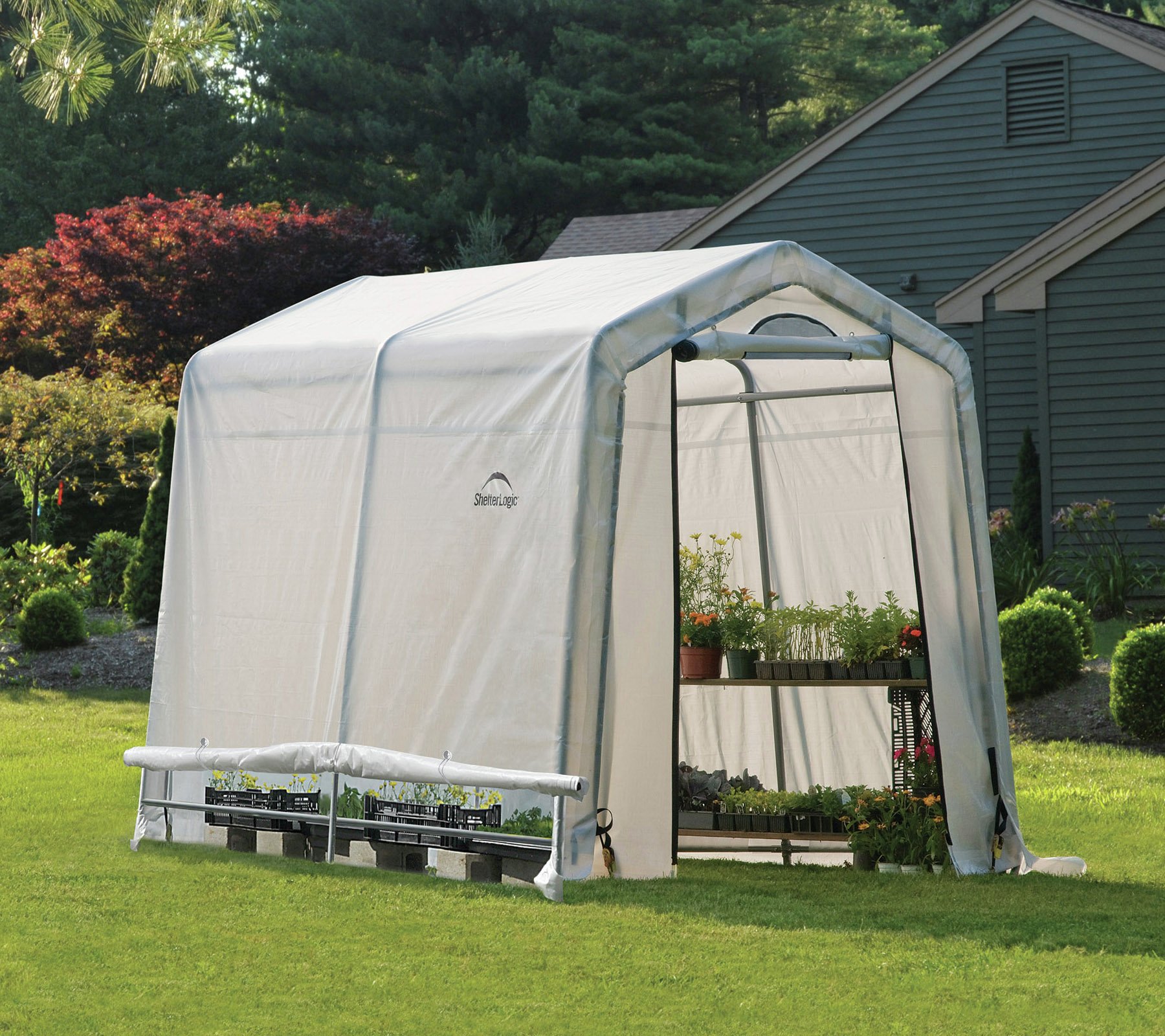 Shelter Logic Peak Style Greenhouse - 6 x 8ft