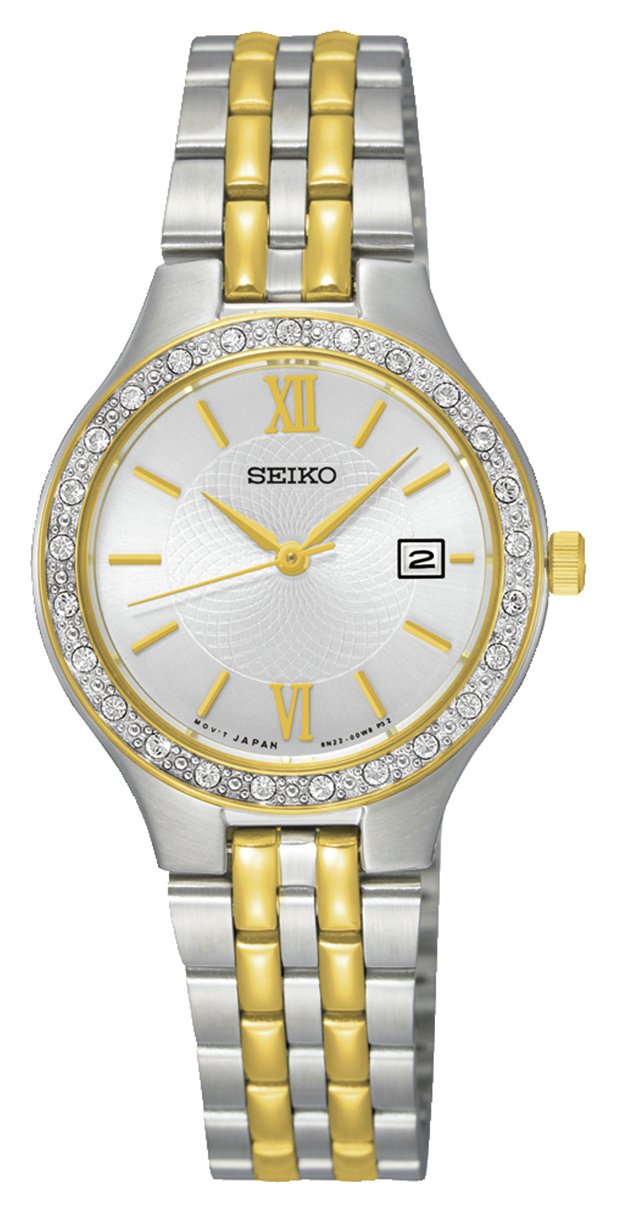 Seiko Ladies' Stainless Steel Two Tone Watch