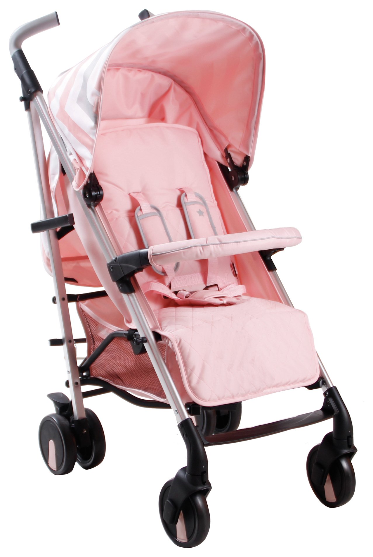 My Babiie MB51 Pink Chevron Stroller (5748563) | Argos Price Tracker ...