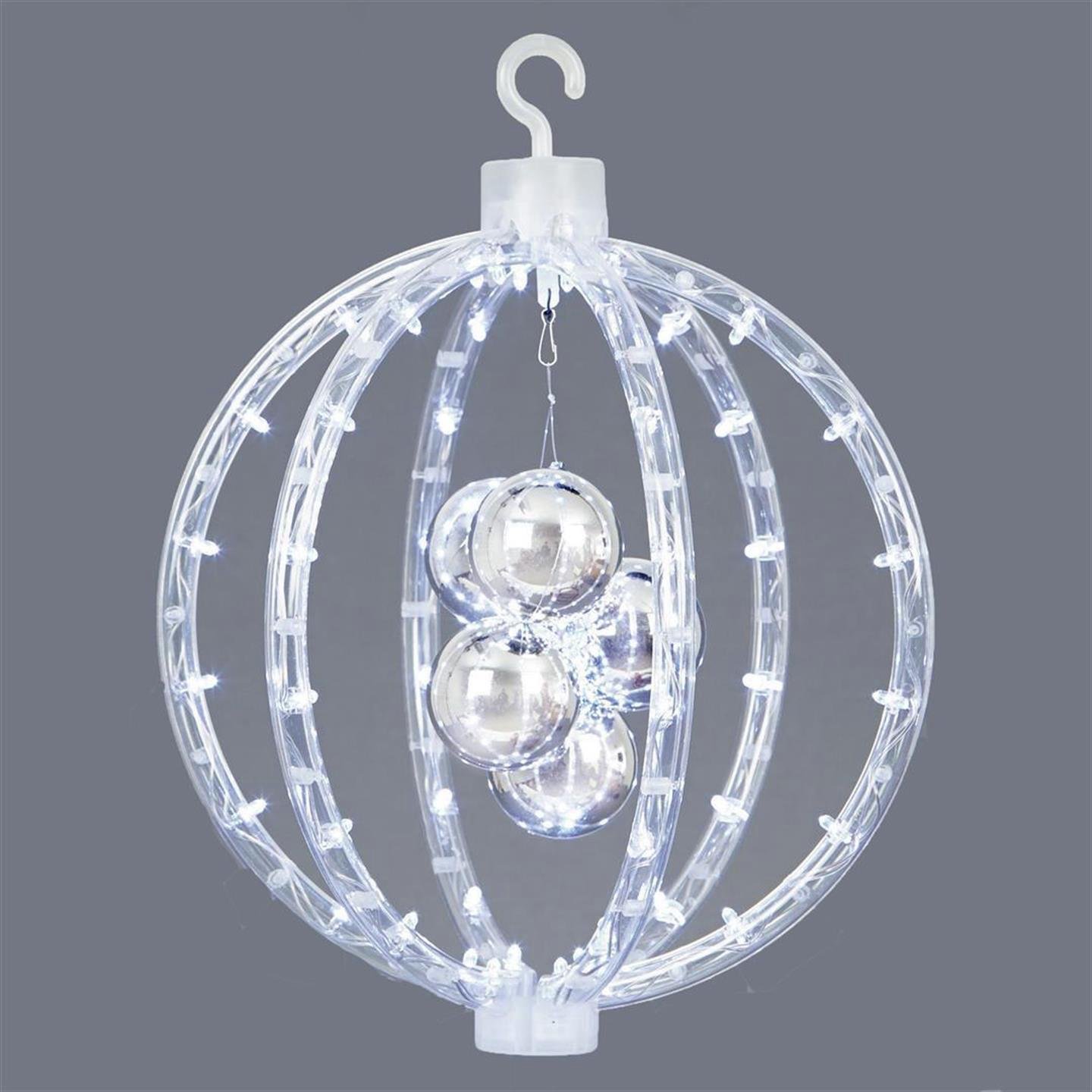 30CM LED Reflector Ball - White