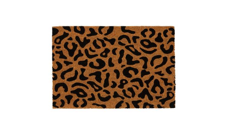 Nicola Spring Coir Door Mat - Leopard