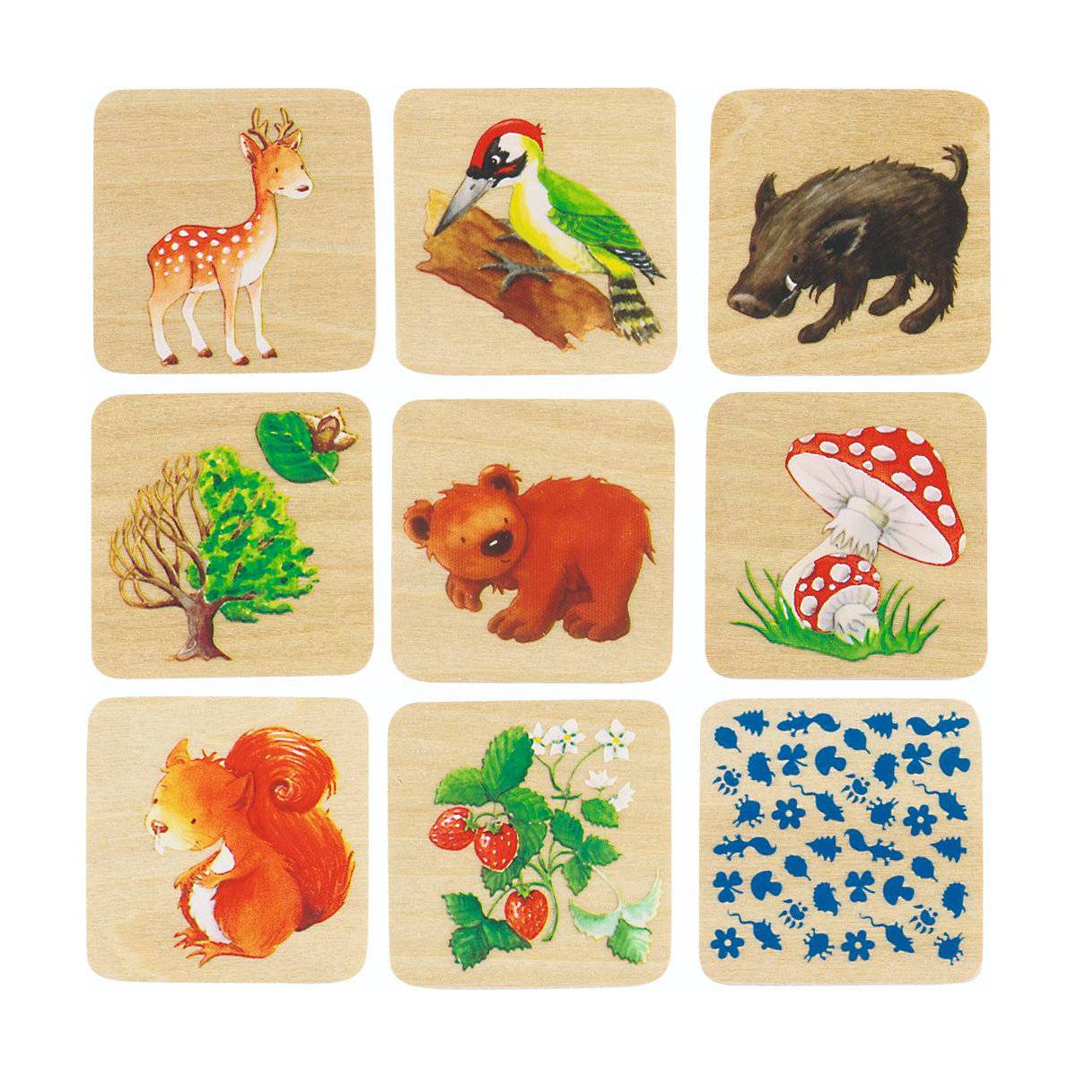 Goki Woodland Life Memory Activity Game - 32 Piece - Image 1