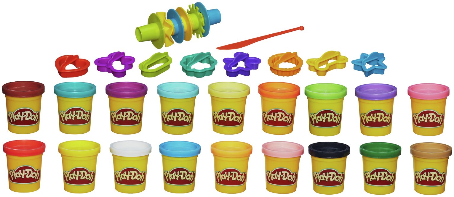 play doh colors and shapes