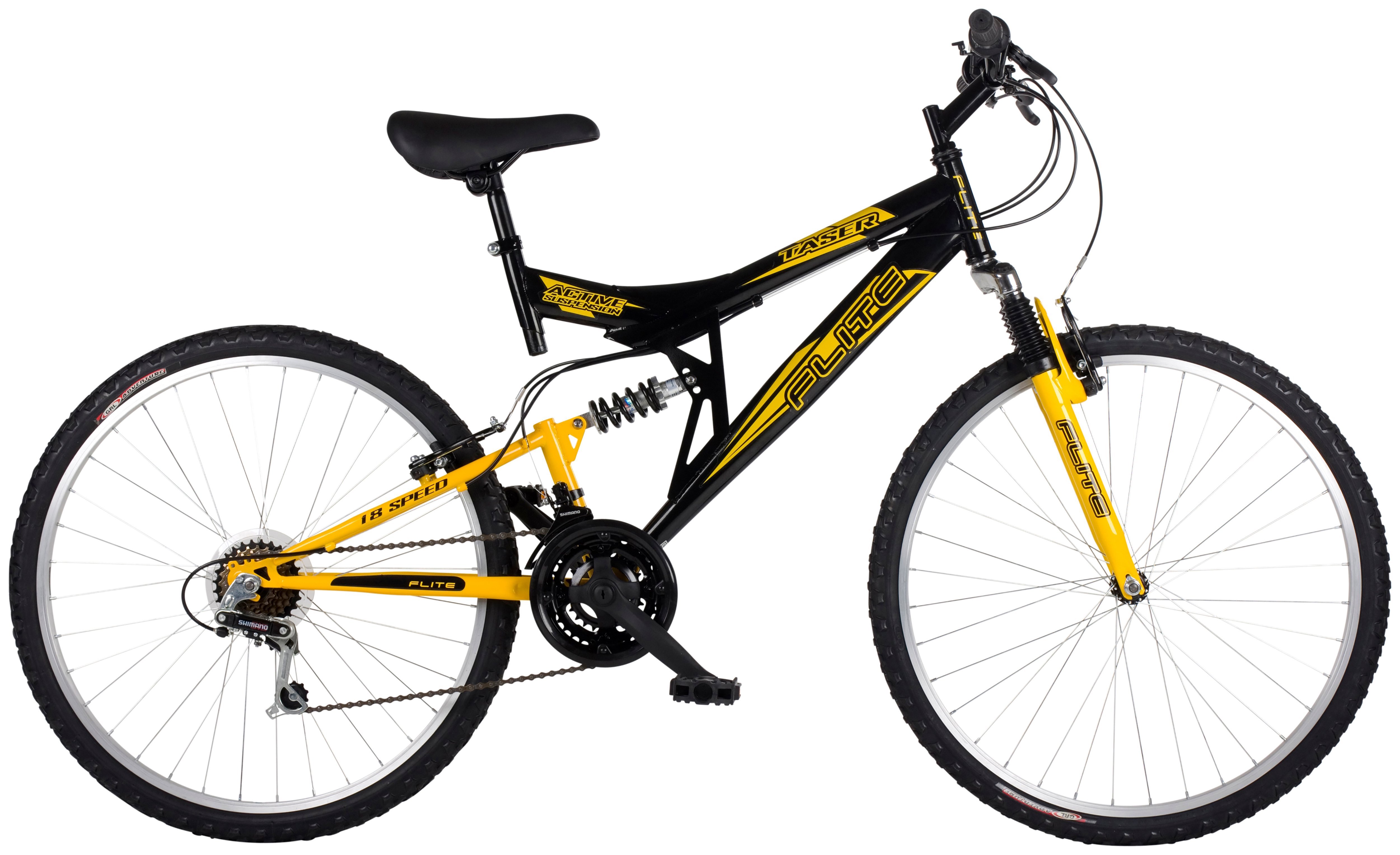 entry level dual suspension mountain bike