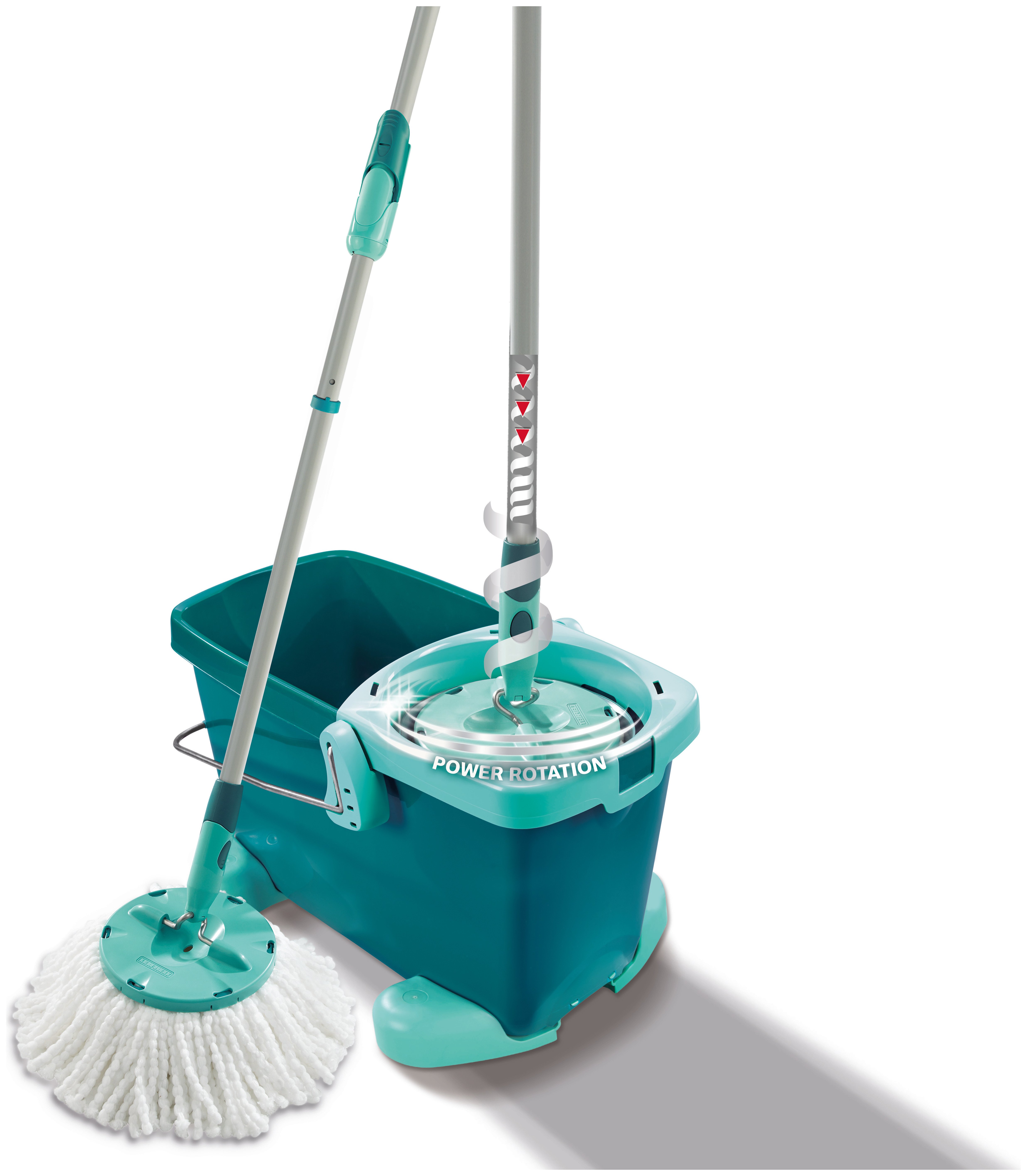 Leifheit Clean Twist Disc Mop System with Rollers