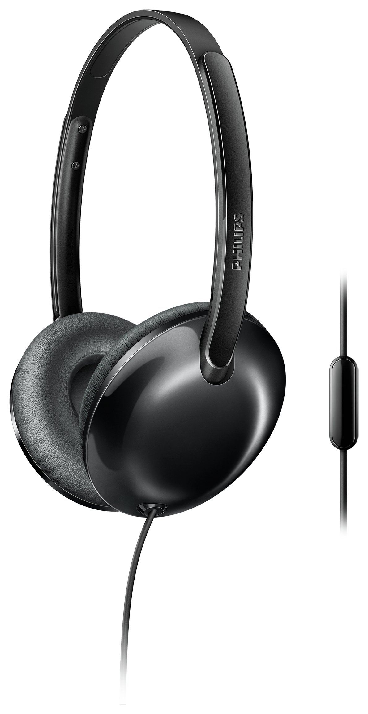 Philips Ultrlite Over Ear Flite Headphone Mic - Black