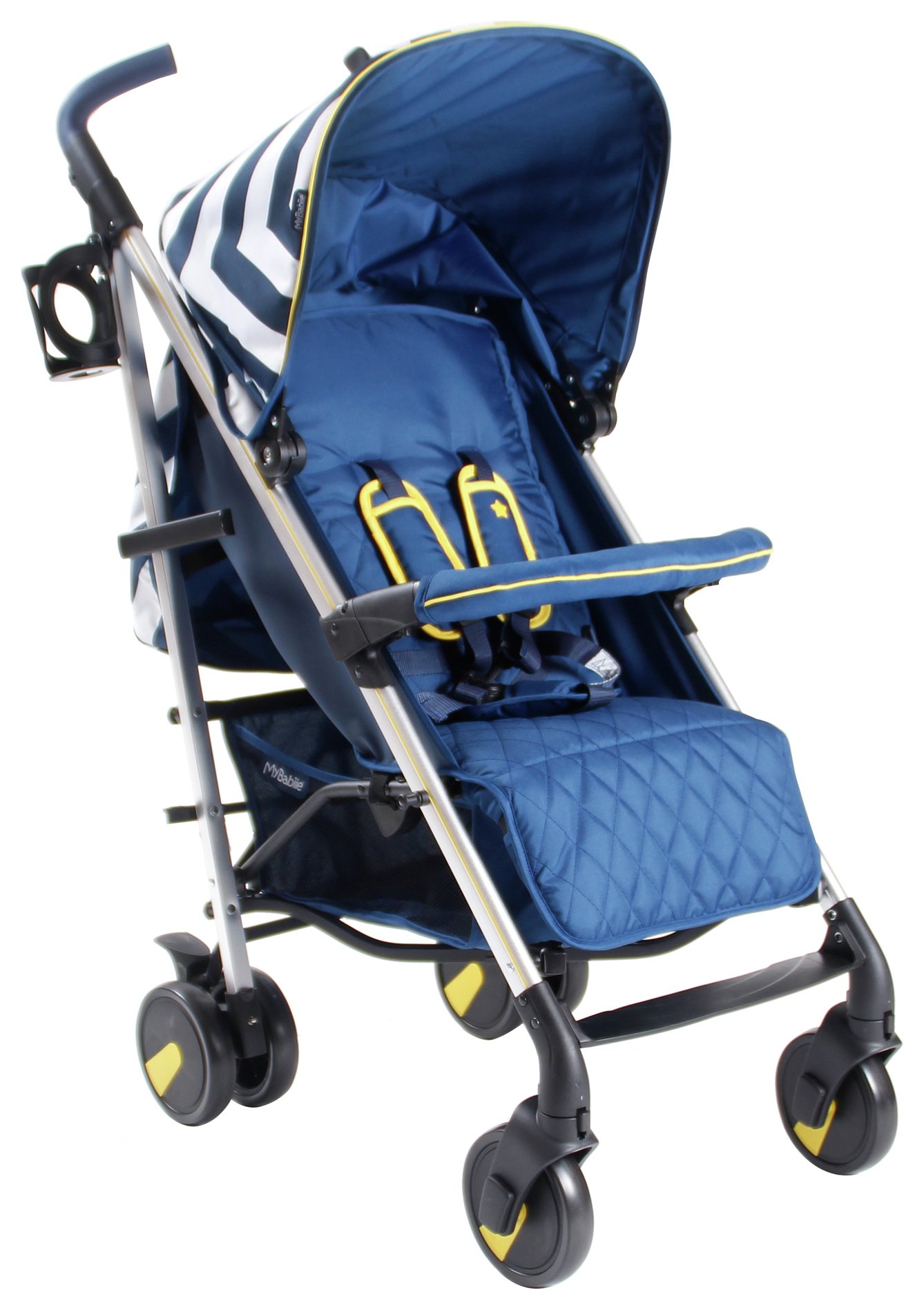 My babiie sale blue chevron stroller