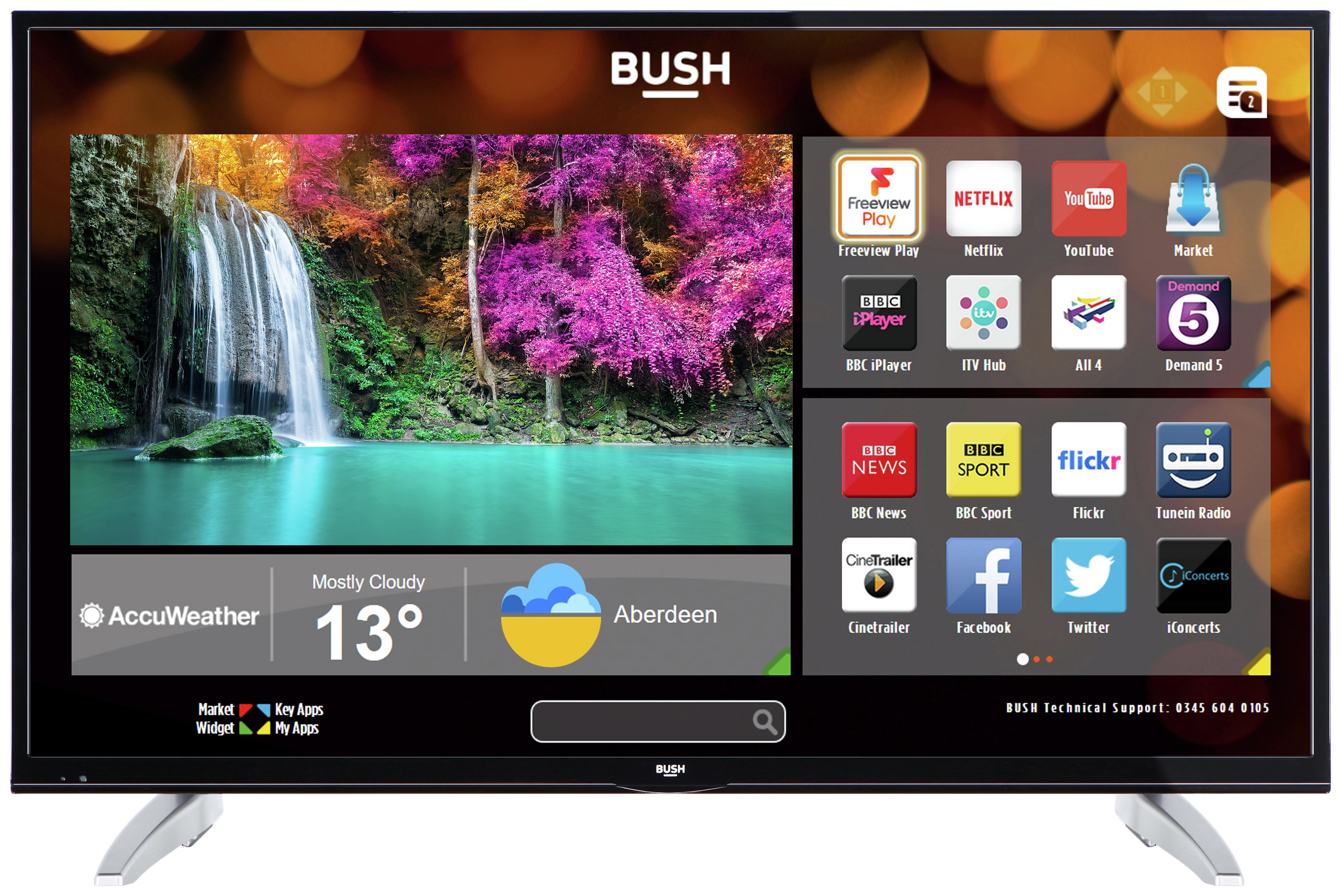 Bush 49 inch 4K Ultra HD Smart TV with Freeview Play