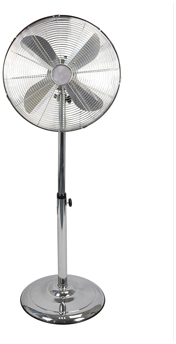 Challenge Chrome Pedestal Fan - 16 Inch