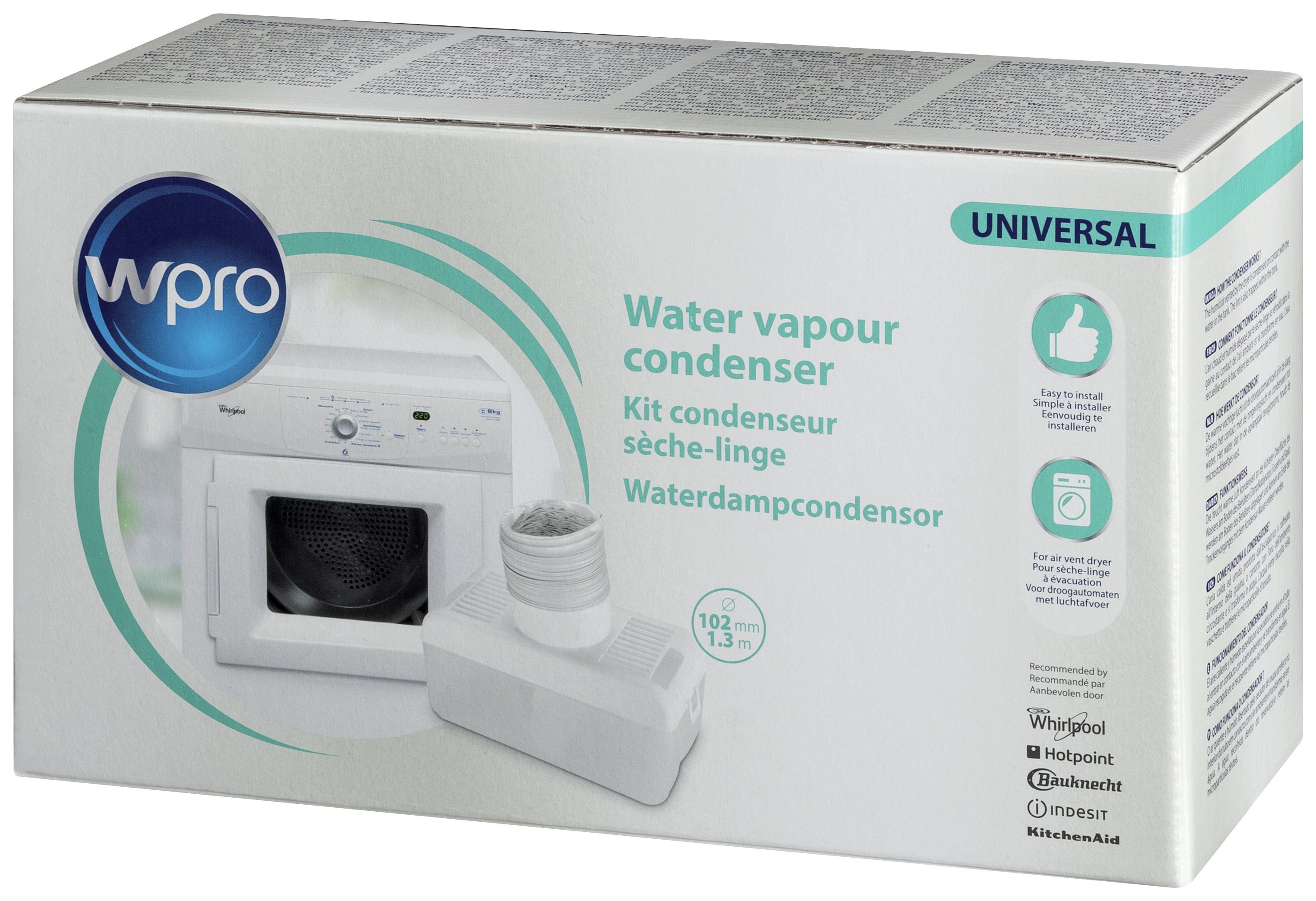 Wpro Universal Tumble Dryer Condenser Converter Box Reviews Updated