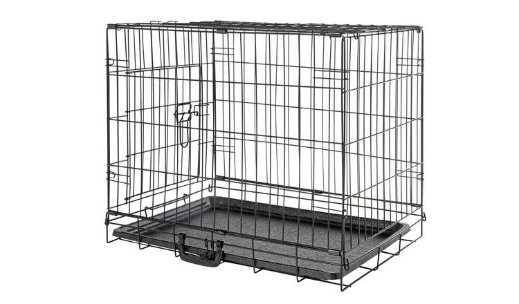 Buy Single Door Dog Crate - Small | Dog crates and cages | Argos