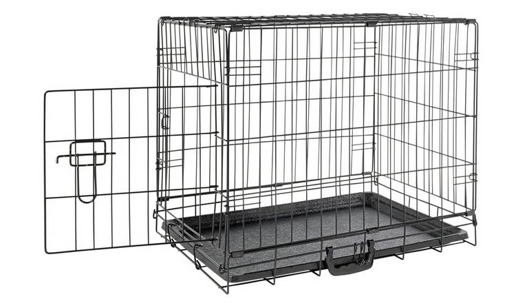 Buy Single Door Dog Crate Small Dog crates and cages Argos