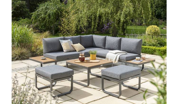 Norfolk Leisure Billingford 7 Seater Garden Corner Sofa Set