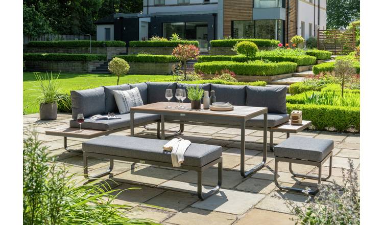 Norfolk Leisure Billingford 8 Seater Garden Corner Sofa Set