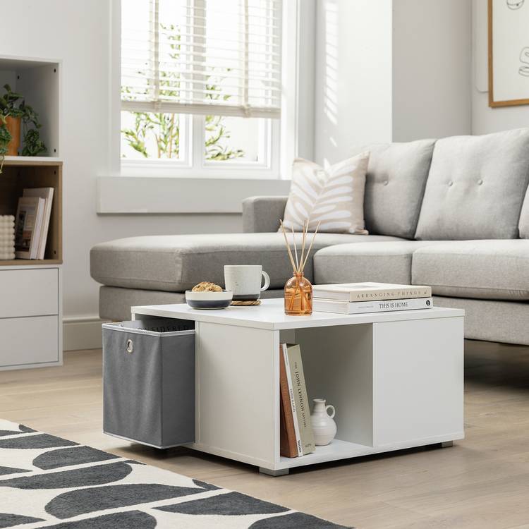 Argos Home Squares Coffee Table - White 0