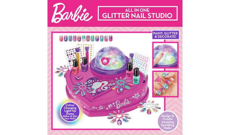 Barbie All in One Glitter N Shine Nail Studio