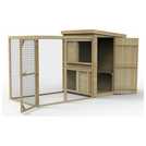 Buy Forest Garden Wooden Dog Kennel with Run Dog crates and cages Argos