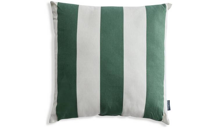 Habitat Stripe Outdoor Cushion - Green