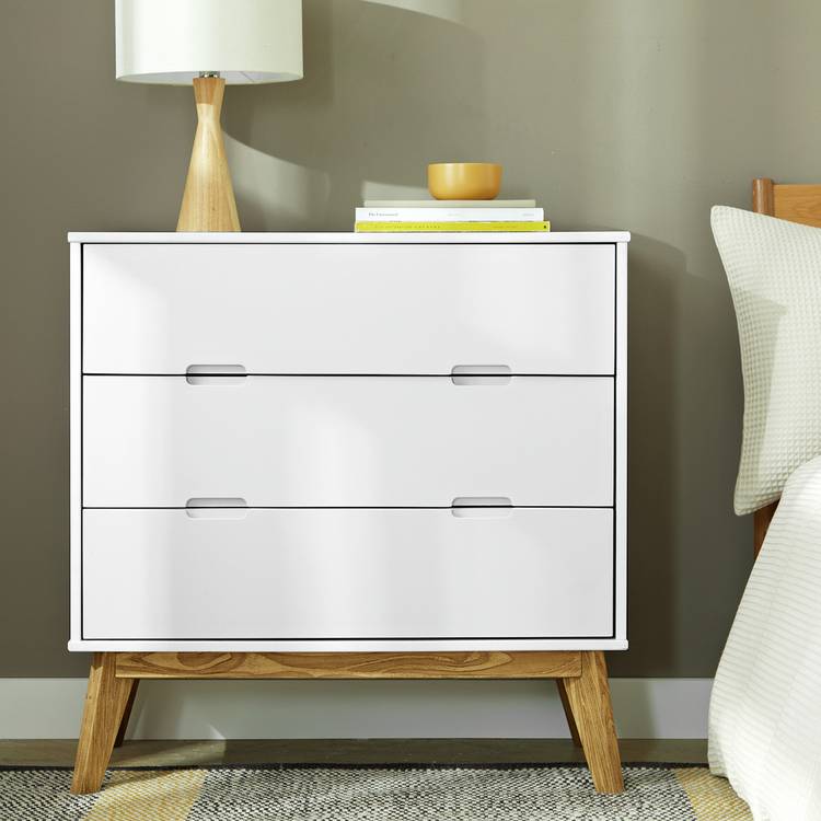 Habitat Pimlico 3 Drawer Chest - White 0