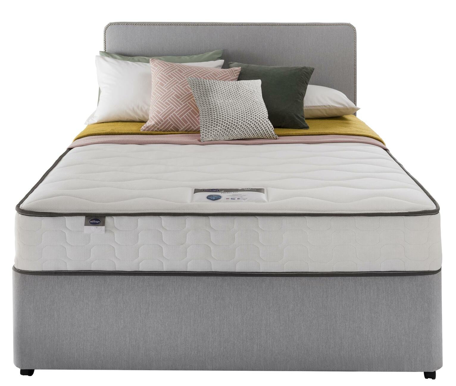 Silentnight Pavia Comfort Grey Divan Review