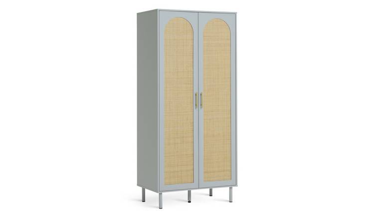 Habitat Monica 2 Door Wardrobe - Grey