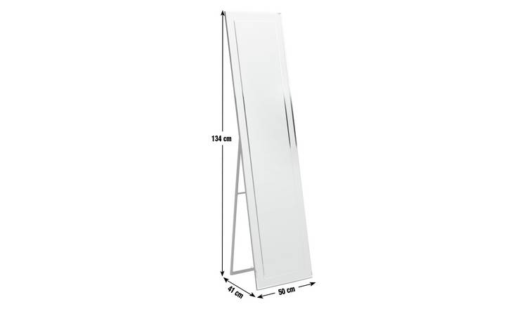 Standing deals mirror white