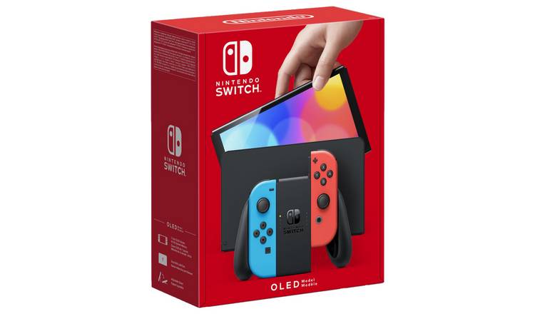 Buy Nintendo Switch OLED Console - Neon Blue & Neon Red
