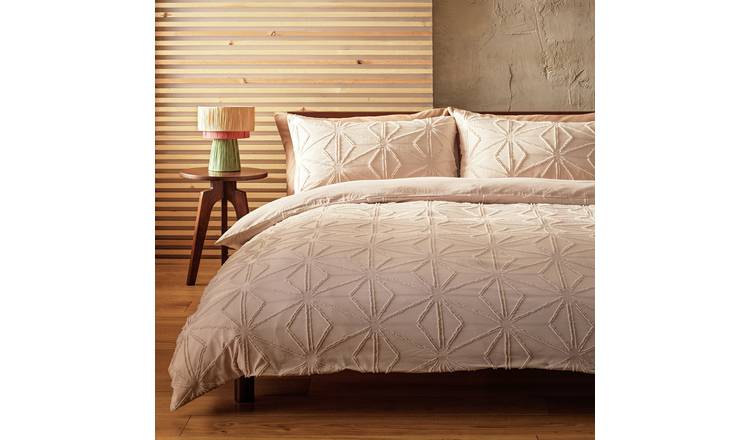 Habitat Tufted Natural Bedding Set - King size