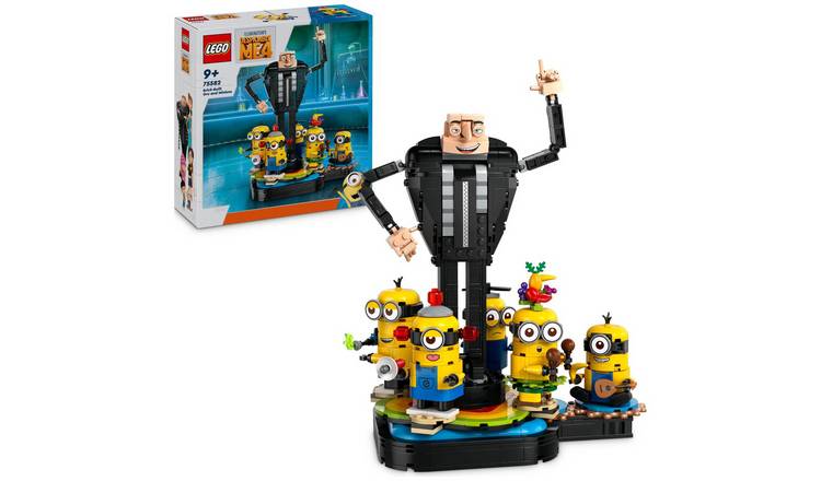 Buy LEGO Despicable Me Brick Built Gru and Minions Toy Set 75582 LEGO Argos