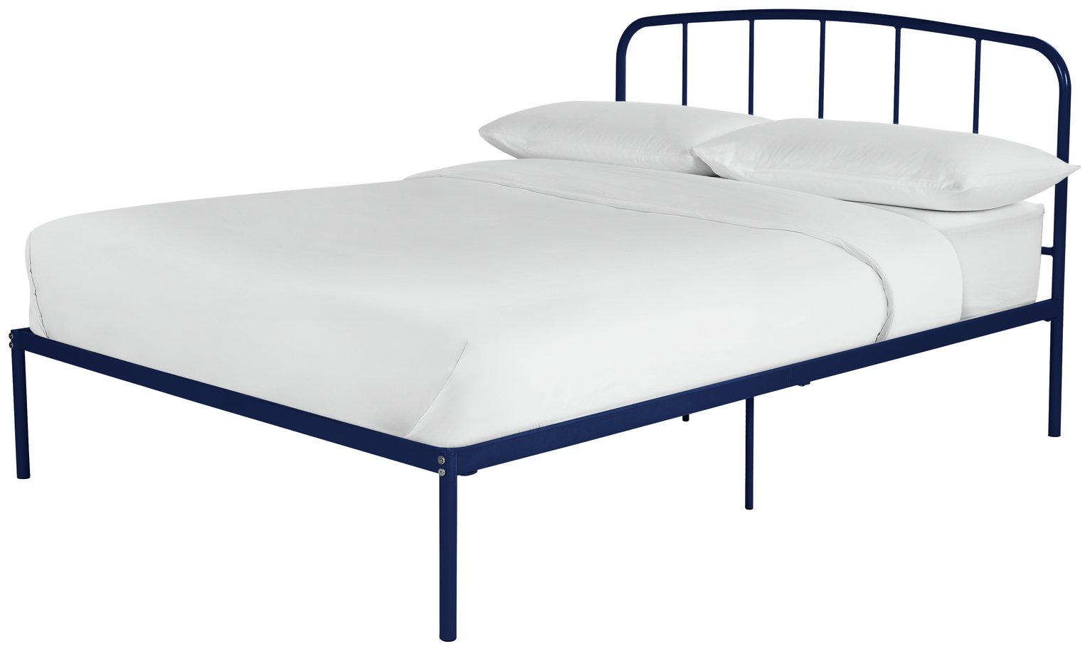 Argos Home Freja Double Metal Bed Frame - Blue