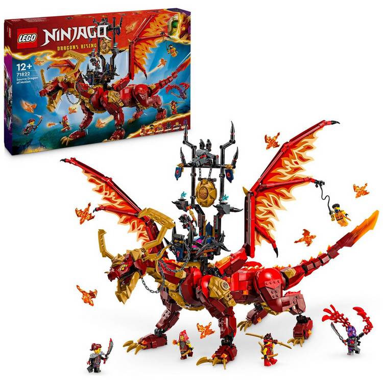 LEGO NINJAGO Source Dragon of Motion Figure, Ninja Toy 71822 0