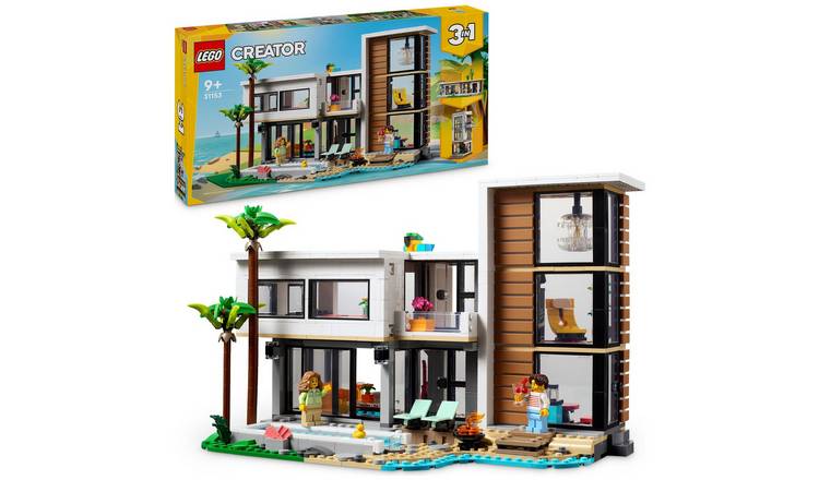 Buy LEGO Creator 3in1 Modern House Building Set for Kids 31153 LEGO Argos