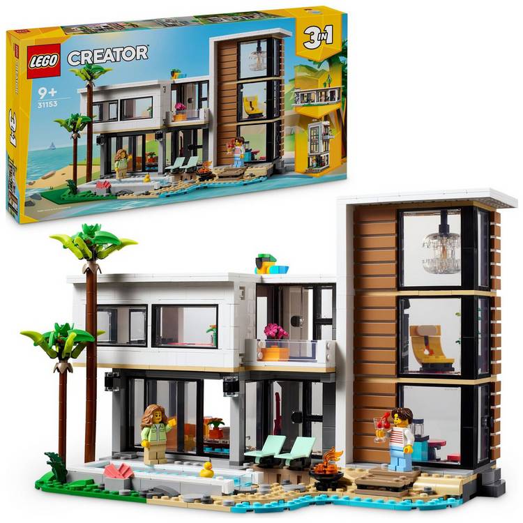 LEGO Creator 3in1 Modern House Building Set for Kids 31153 0