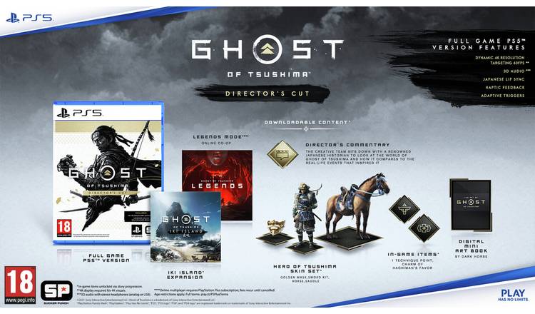 Buy Ghost Of Tsushima Director s Cut PS5 Game PS5 games Argos