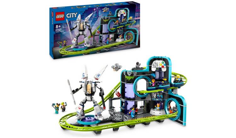 LEGO City Robot World Roller-Coaster Park Creative Toy 60421