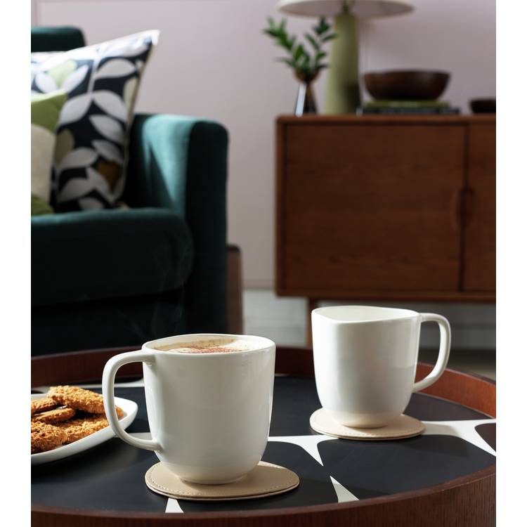 Habitat x Scion Set of 4 Stoneware Mugs - White 0