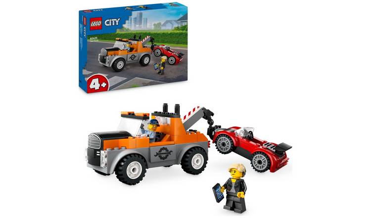 LEGO City Tow Truck and Sports Car Repair Toy Set 60435