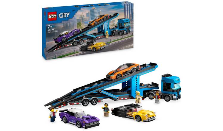 LEGO City Car Transporter Truck with Sports Cars Toy 60408