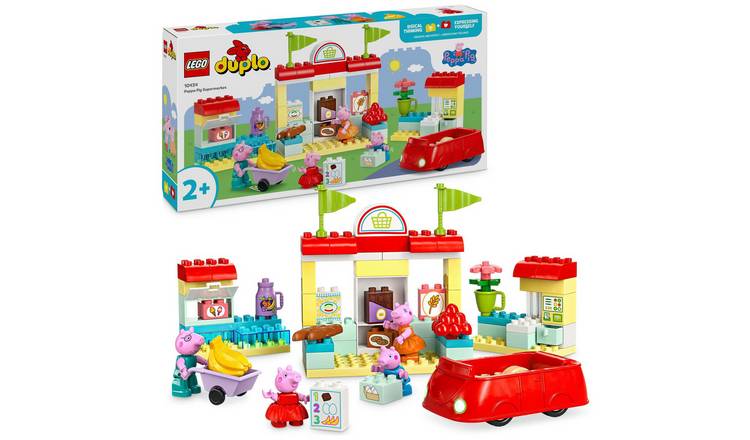 Buy LEGO DUPLO Peppa Pig Supermarket Toy with Figures 10434 Early learning toys Argos