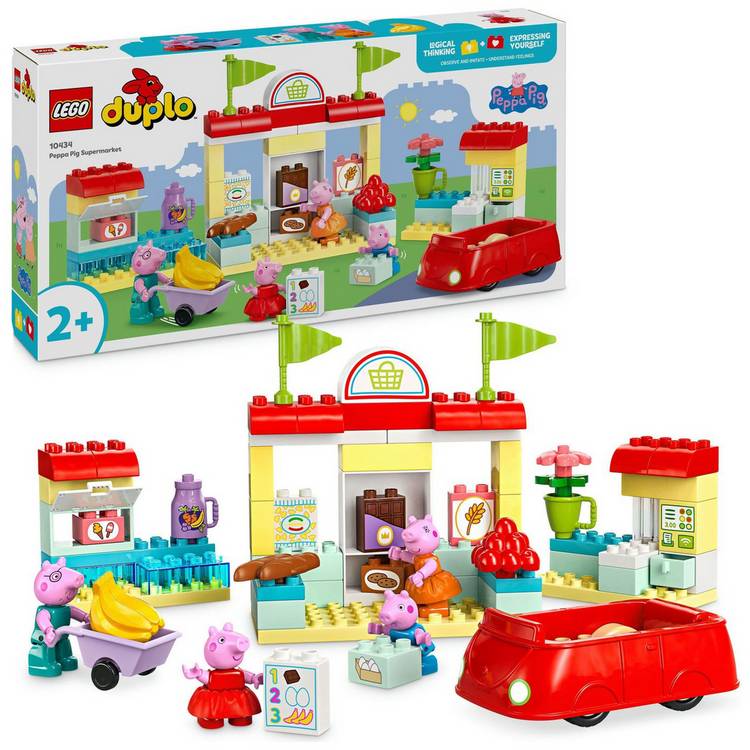 LEGO DUPLO Peppa Pig Supermarket Toy with Figures 10434 0