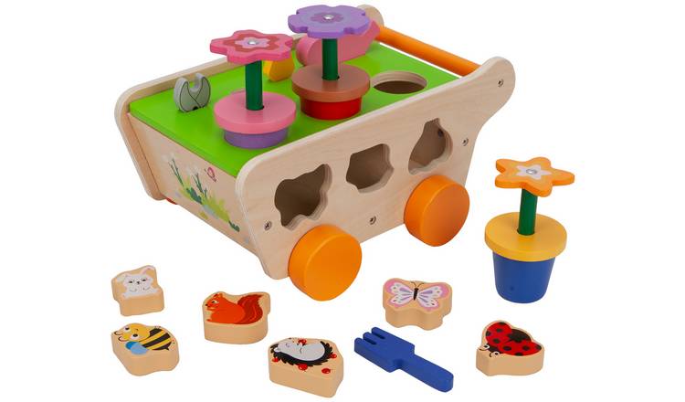 Chad Valley Wooden Gardening Shape Sorter 