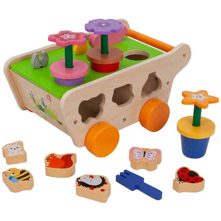 Chad Valley Wooden Gardening Shape Sorter  0