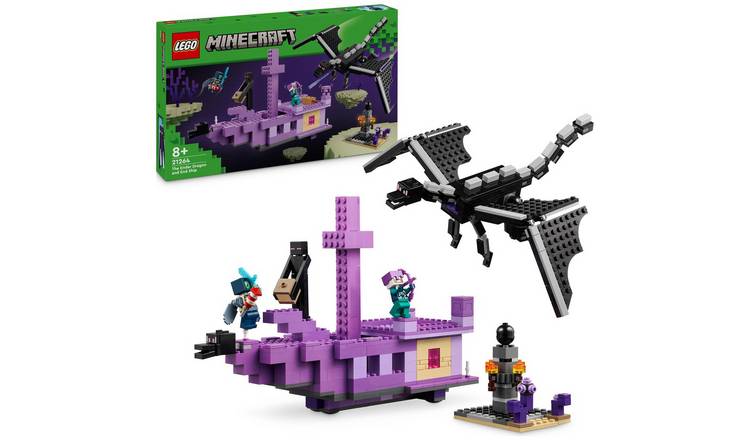 LEGO Minecraft The Ender Dragon and End Ship Toy Set 21264