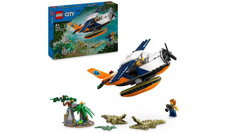 LEGO City Jungle Explorer Water Plane Toy Vehicle Set 60425