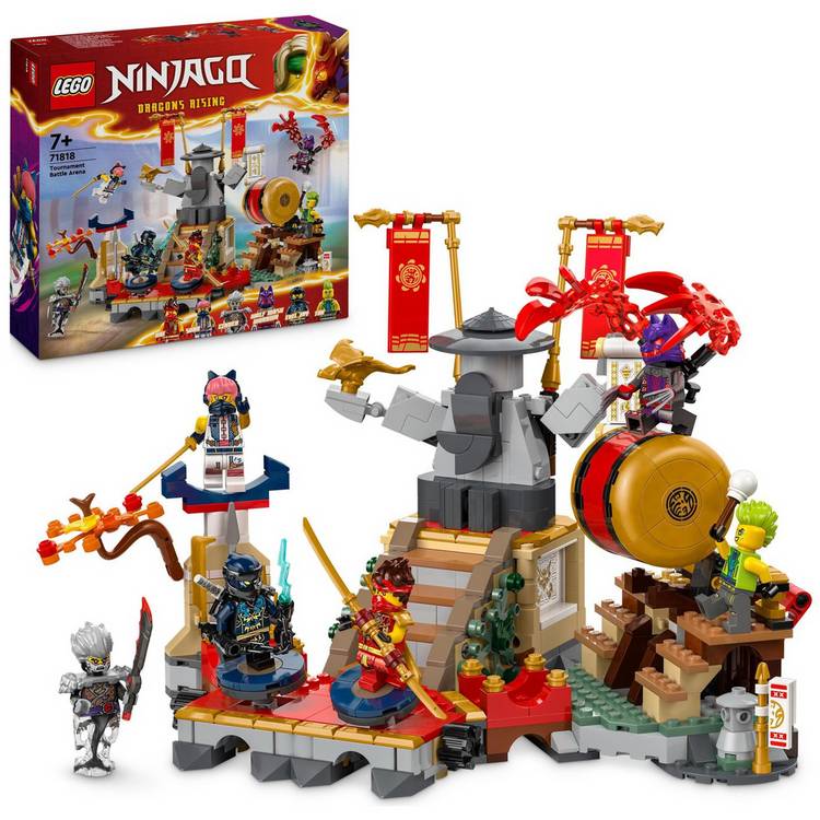LEGO NINJAGO Tournament Battle Arena Ninja Toy Set 71818 0