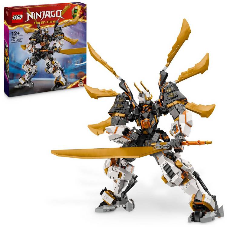 LEGO NINJAGO Cole's Titan Dragon Mech Adventure Toy 71821 0